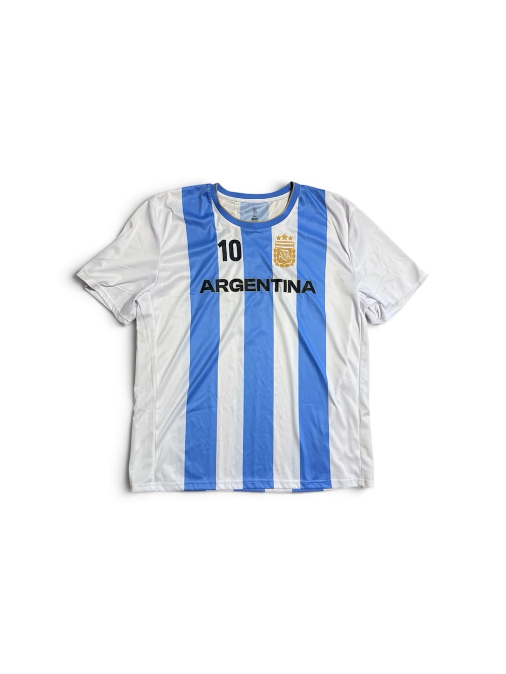 Argentina Blue & White Striped Soccer Jersey - Men's Shirt
